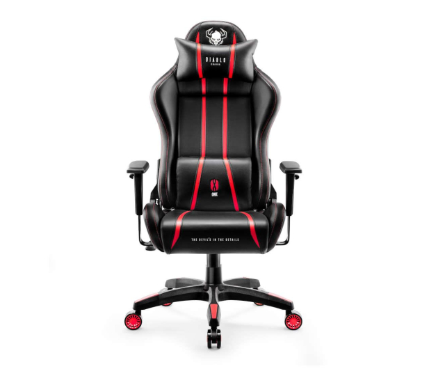 DIABLO Chairs X-One 2.0 King Size czarno-czerwony - 1208646 - zdjęcie 2